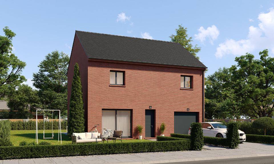 Programme terrain + maison à Douai en Nord (59) de 96 m² à vendre au prix de 205100€ - 1