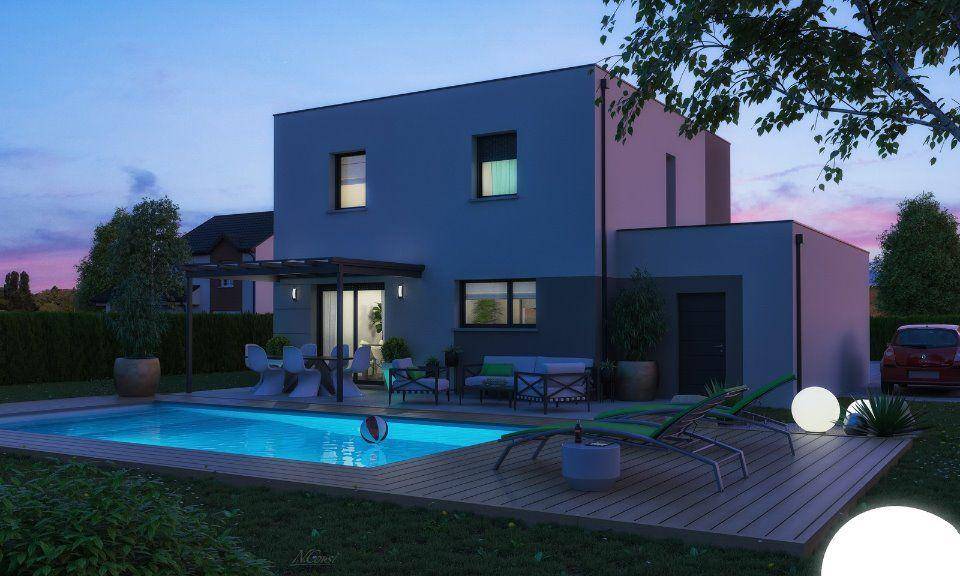Programme terrain + maison à Jezainville en Meurthe-et-Moselle (54) de 100 m² à vendre au prix de 299000€ - 2