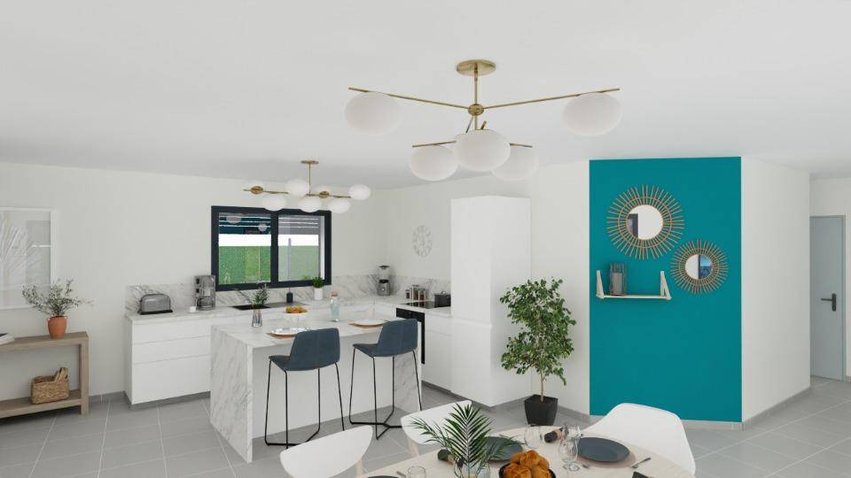 Programme terrain + maison à Saint-Paul-le-Jeune en Ardèche (07) de 100 m² à vendre au prix de 279500€ - 2
