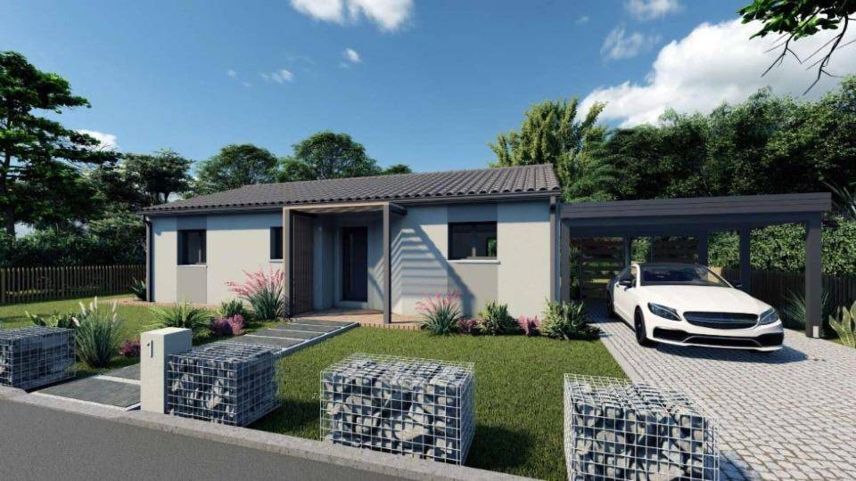 Programme terrain + maison à Arveyres en Gironde (33) de 64 m² à vendre au prix de 218106€ - 2