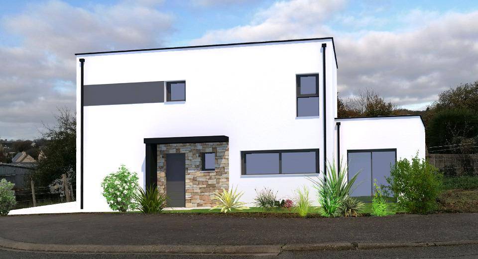 Programme terrain + maison à Hennebont en Morbihan (56) de 100 m² à vendre au prix de 415000€ - 1