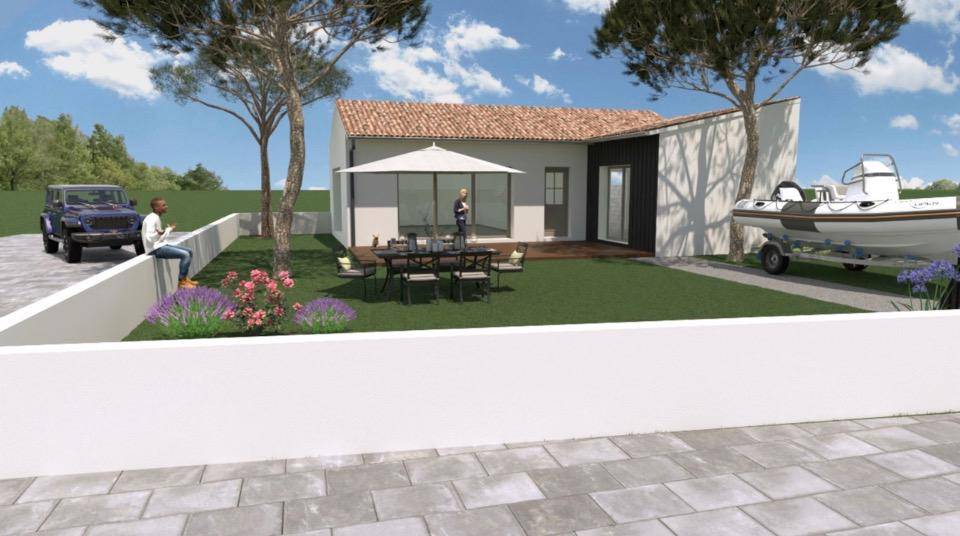 Programme terrain + maison à L'Houmeau en Charente-Maritime (17) de 80 m² à vendre au prix de 238000€ - 1