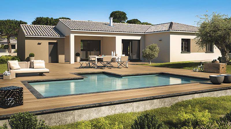 Programme terrain + maison à Bagnols-sur-Cèze en Gard (30) de 110 m² à vendre au prix de 295000€ - 1