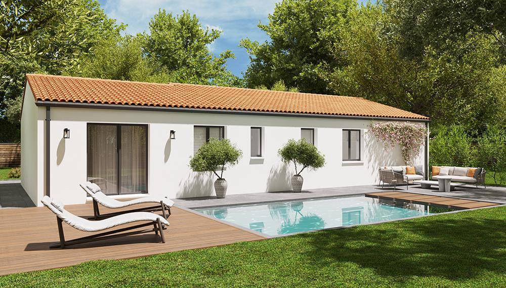 Programme terrain + maison à Pannessières en Jura (39) de 90 m² à vendre au prix de 223661€ - 1