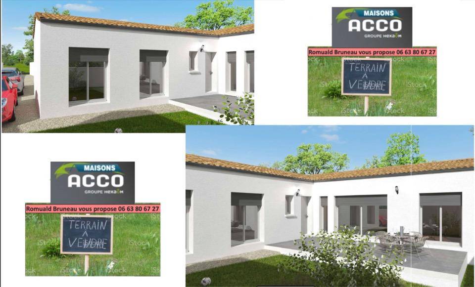 Programme terrain + maison à Sainte-Soulle en Charente-Maritime (17) de 83 m² à vendre au prix de 355000€ - 1
