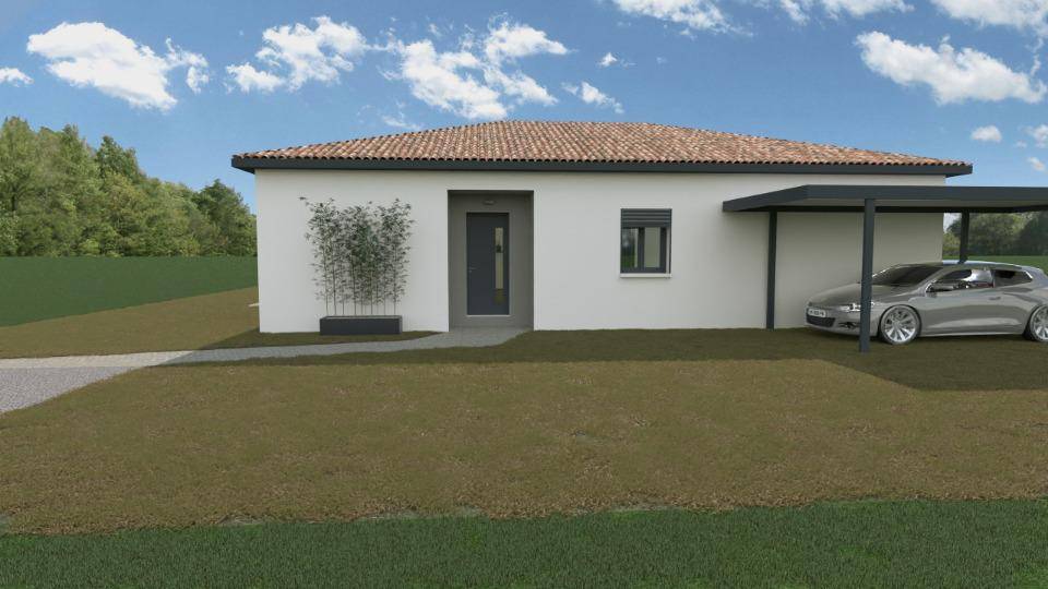 Programme terrain + maison à Saint-Étienne-de-Fontbellon en Ardèche (07) de 112 m² à vendre au prix de 286000€ - 2