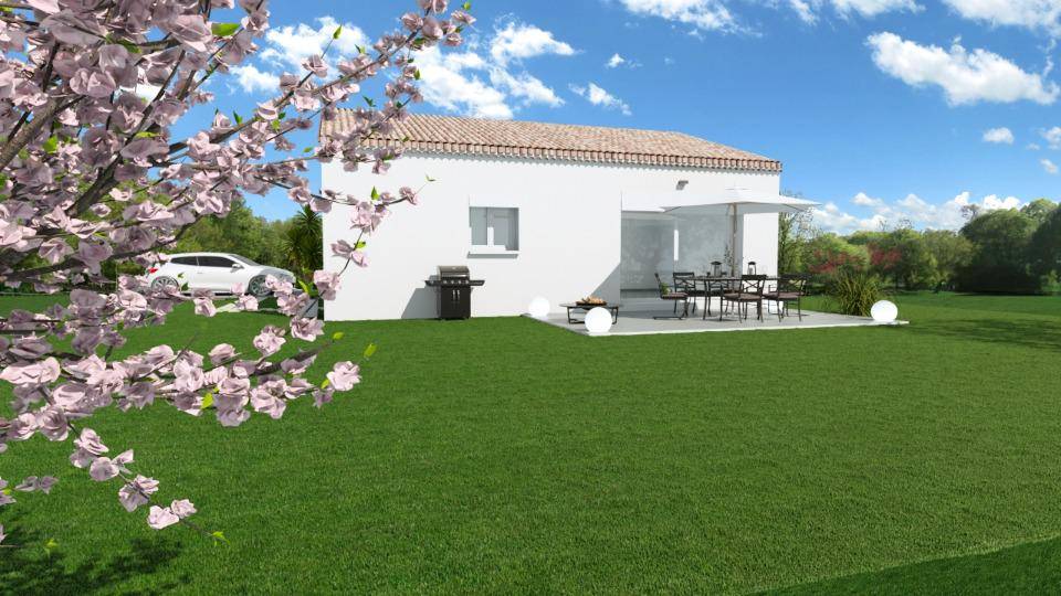 Programme terrain + maison à Vogüé en Ardèche (07) de 72 m² à vendre au prix de 198400€ - 1