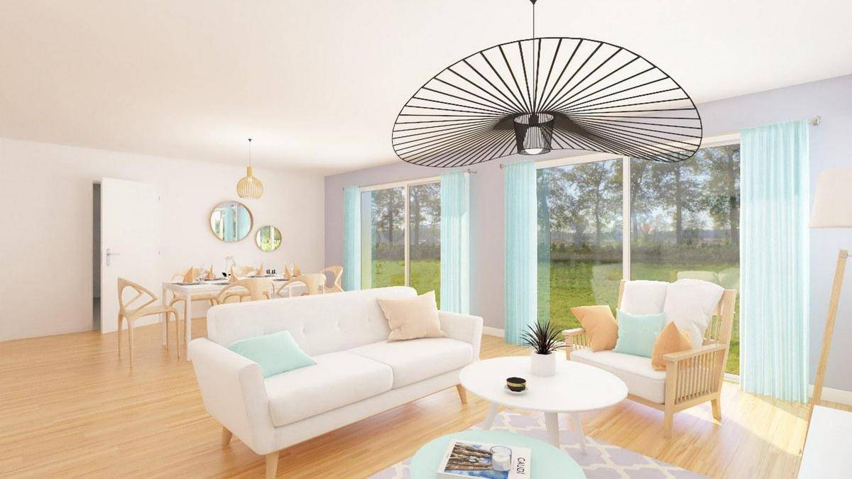 Programme terrain + maison à Beaumont-sur-Sarthe en Sarthe (72) de 85 m² à vendre au prix de 205561€ - 2