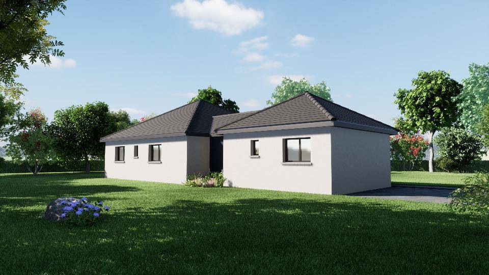 Programme terrain + maison à Wolfgantzen en Haut-Rhin (68) de 110 m² à vendre au prix de 390300€ - 3