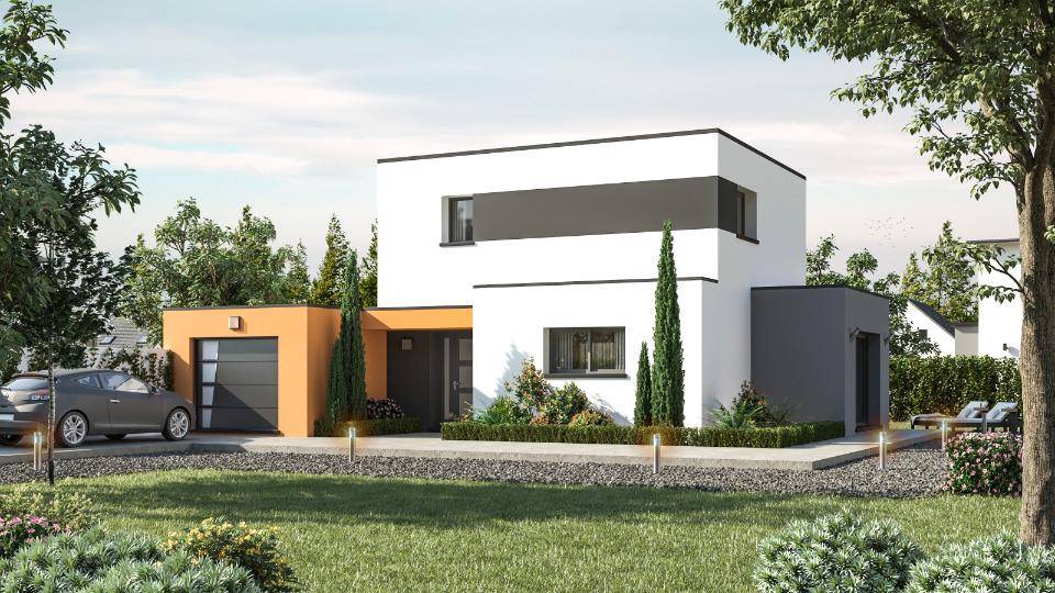 Programme terrain + maison à Ploudalmézeau en Finistère (29) de 110 m² à vendre au prix de 321400€ - 1