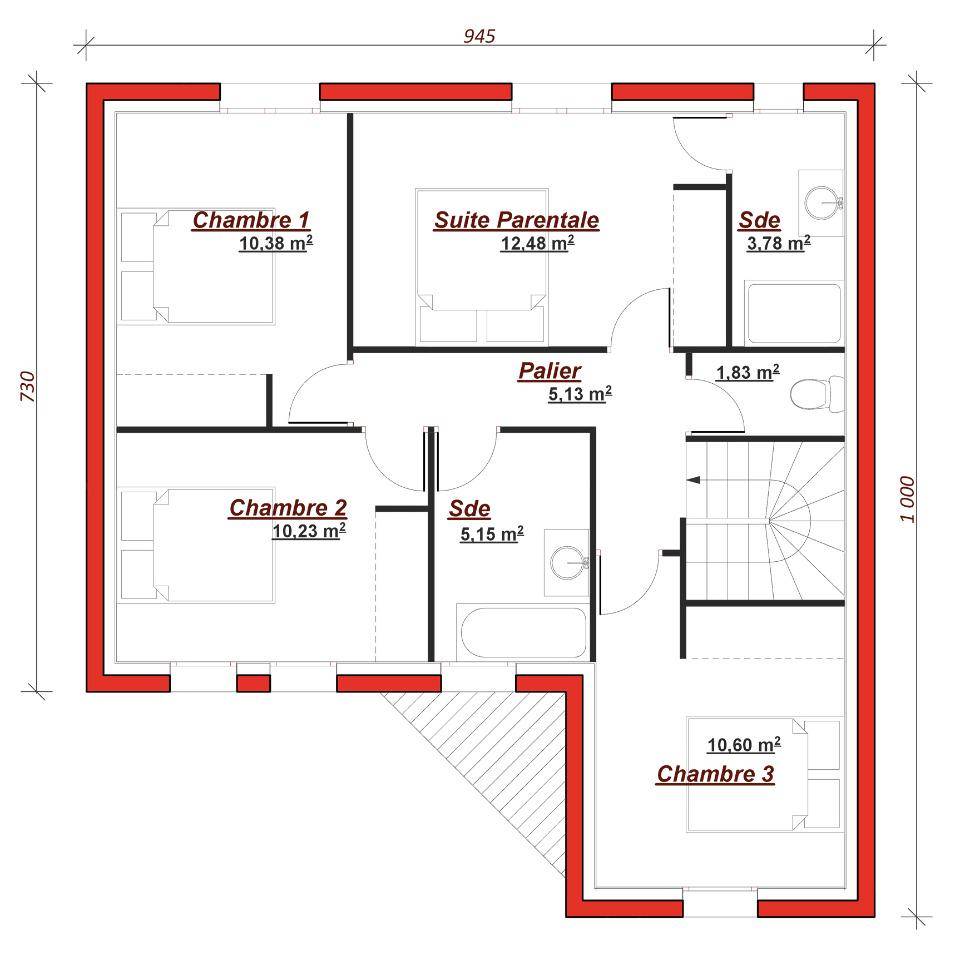 Programme terrain + maison à Wissous en Essonne (91) de 123 m² à vendre au prix de 512900€ - 4