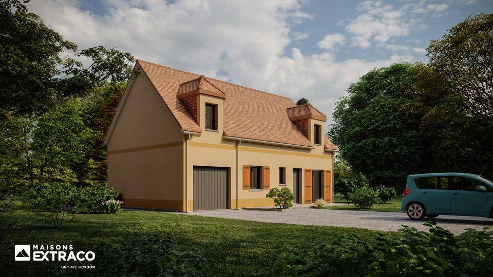 Programme terrain + maison à Villegats en Eure (27) de 112 m² à vendre au prix de 269132€ - 1