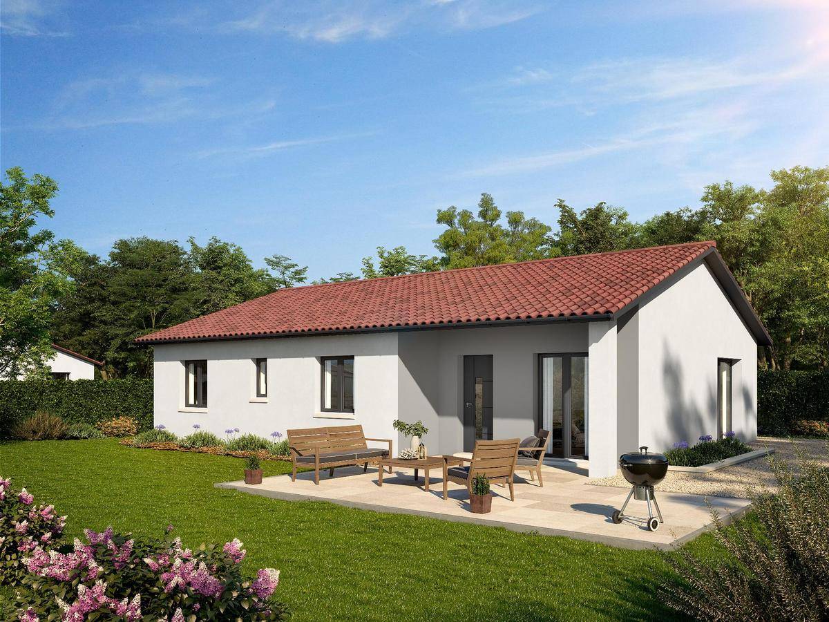 Programme terrain + maison à Décines-Charpieu en Rhône (69) de 99 m² à vendre au prix de 497000€ - 1