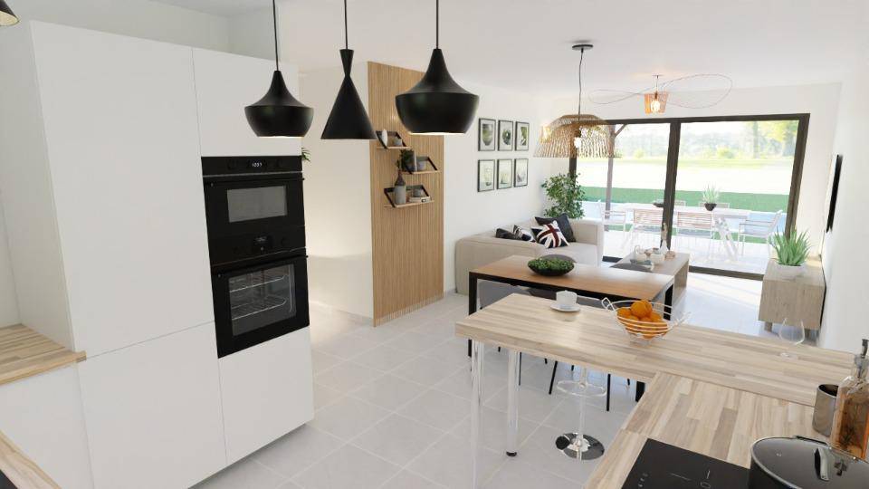 Programme terrain + maison à Bagnols-sur-Cèze en Gard (30) de 73 m² à vendre au prix de 229800€ - 2