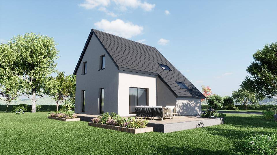 Programme terrain + maison à Bouxwiller en Bas-Rhin (67) de 130 m² à vendre au prix de 335000€ - 2