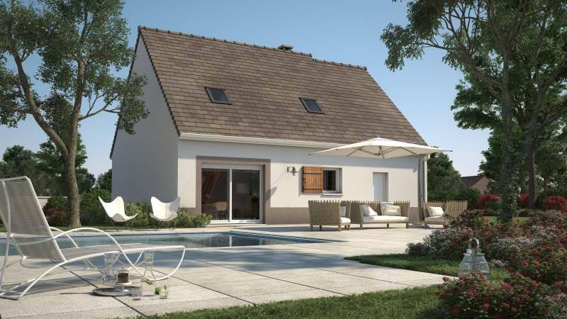 Programme terrain + maison à Bosroumois en Eure (27) de 89 m² à vendre au prix de 204500€ - 1