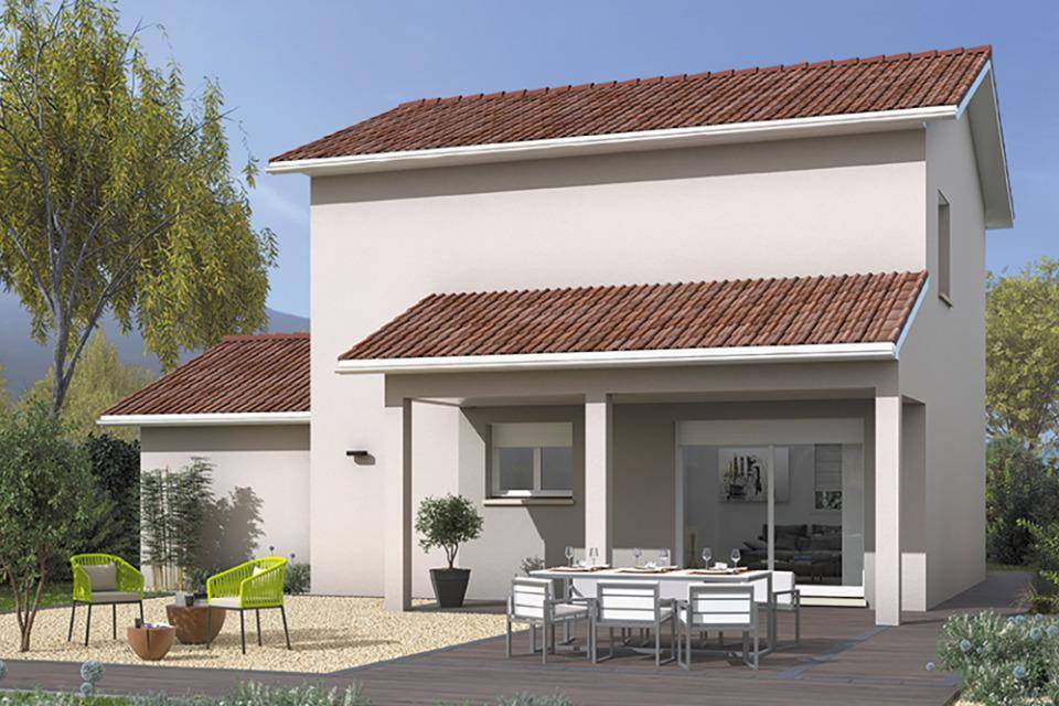 Programme terrain + maison à Bas-en-Basset en Haute-Loire (43) de 90 m² à vendre au prix de 277000€ - 1