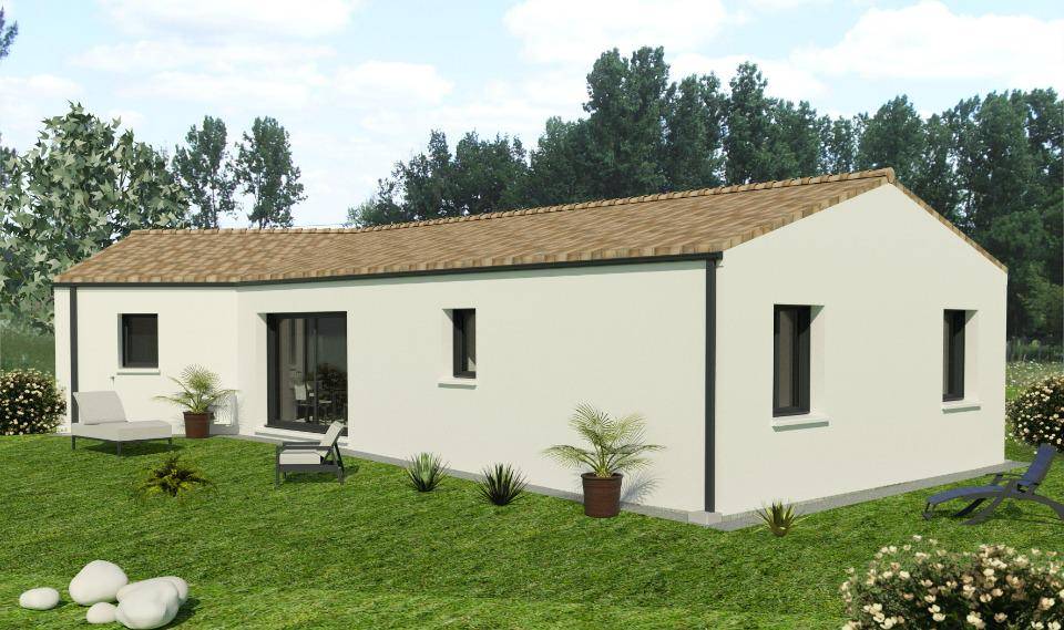 Programme terrain + maison à Échallat en Charente (16) de 104 m² à vendre au prix de 209000€ - 2