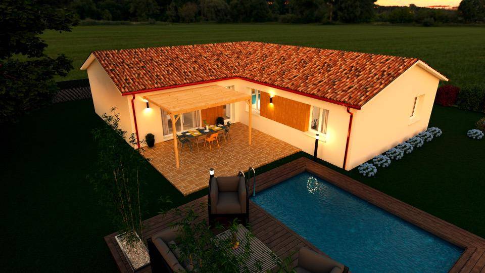Programme terrain + maison à Montendre en Charente-Maritime (17) de 100 m² à vendre au prix de 244014€ - 1