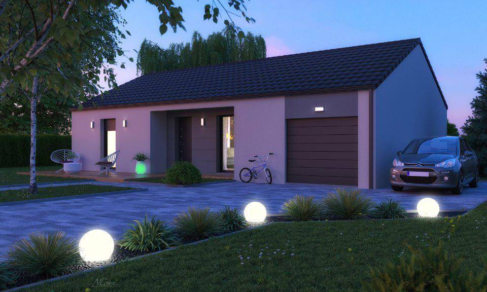 Programme terrain + maison à Longwy en Meurthe-et-Moselle (54) de 90 m² à vendre au prix de 365000€ - 1