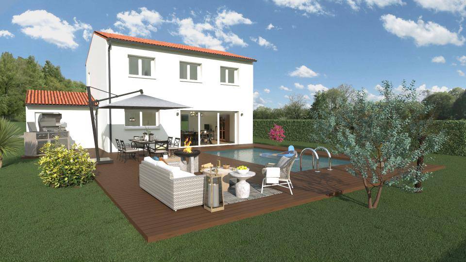 Programme terrain + maison à Pins-Justaret en Haute-Garonne (31) de 115 m² à vendre au prix de 325960€ - 1