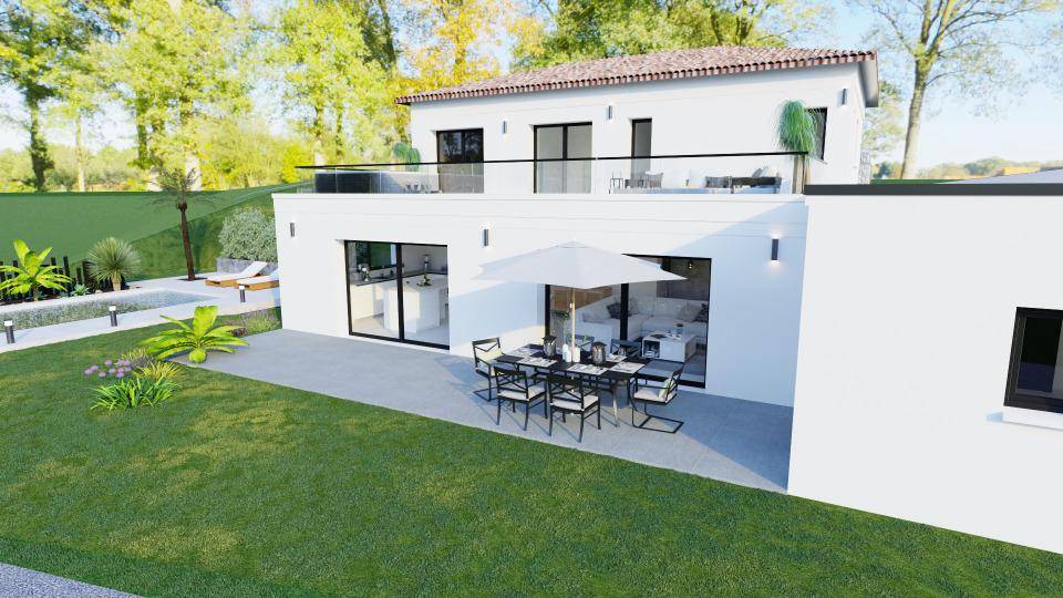 Programme terrain + maison à Aubenas en Ardèche (07) de 115 m² à vendre au prix de 417500€ - 2