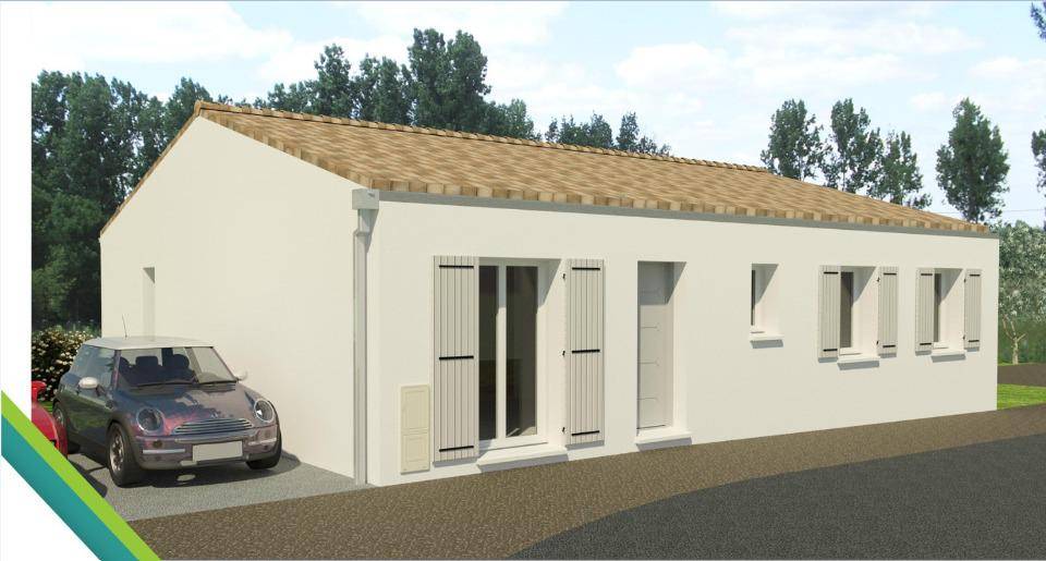 Programme terrain + maison à Port-des-Barques en Charente-Maritime (17) de 100 m² à vendre au prix de 306900€ - 1