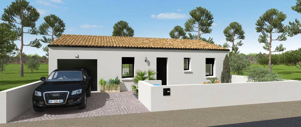 Programme terrain + maison à Port-des-Barques en Charente-Maritime (17) de 80 m² à vendre au prix de 206000€ - 1