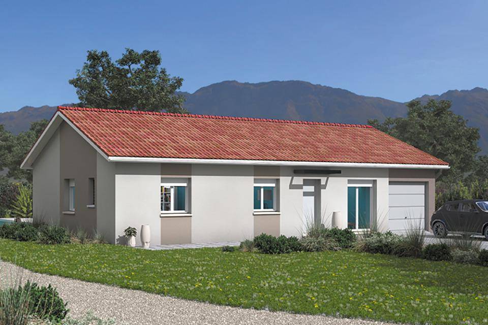 Programme terrain + maison à Bellegarde-en-Forez en Loire (42) de 84 m² à vendre au prix de 261000€ - 2