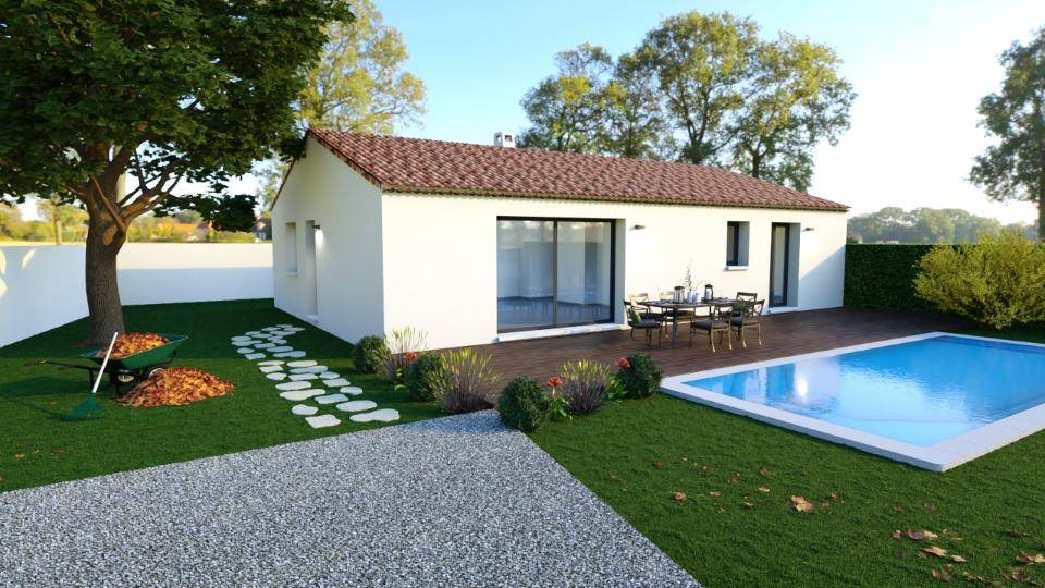 Programme terrain + maison à Grillon en Vaucluse (84) de 100 m² à vendre au prix de 287000€ - 3