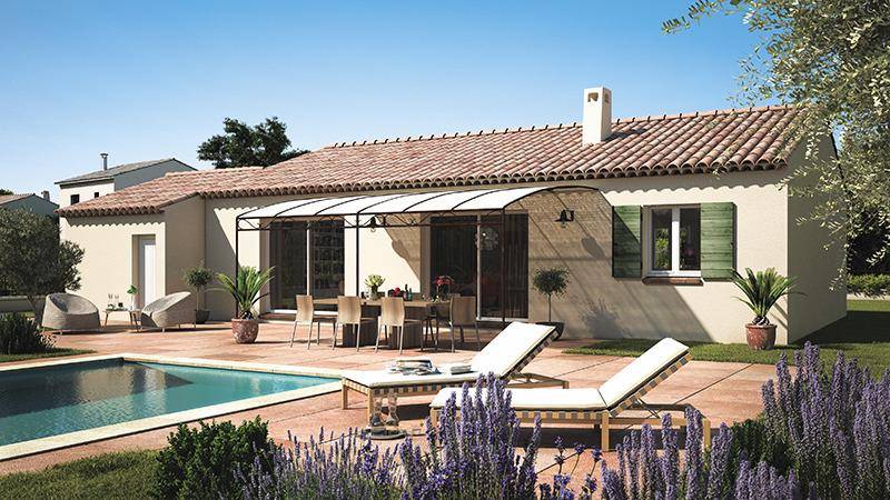 Programme terrain + maison à Aubignan en Vaucluse (84) de 80 m² à vendre au prix de 299000€ - 1