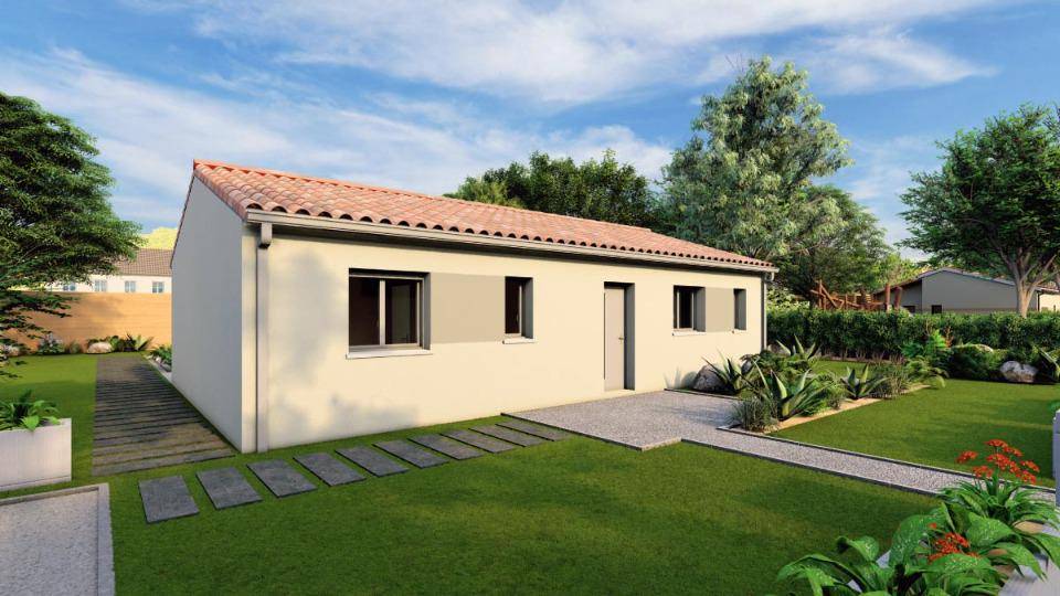 Programme terrain + maison à Pomarez en Landes (40) de 80 m² à vendre au prix de 183528€ - 2