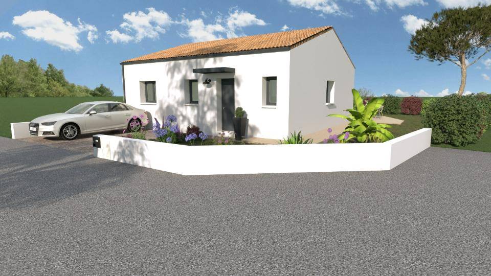 Programme terrain + maison à Treize-Septiers en Vendée (85) de 71 m² à vendre au prix de 176000€ - 1