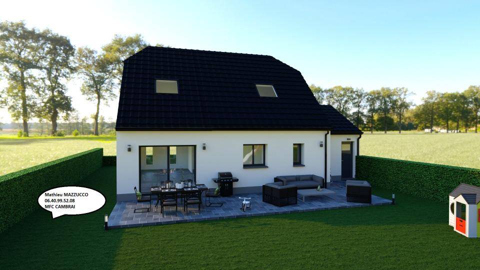 Programme terrain + maison à Montescourt-Lizerolles en Aisne (02) de 85 m² à vendre au prix de 203714€ - 4