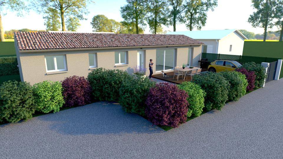 Programme terrain + maison à Saint-Jean en Haute-Garonne (31) de 73 m² à vendre au prix de 299000€ - 1