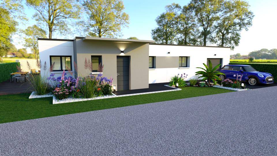 Programme terrain + maison à Collandres-Quincarnon en Eure (27) de 100 m² à vendre au prix de 289000€ - 1