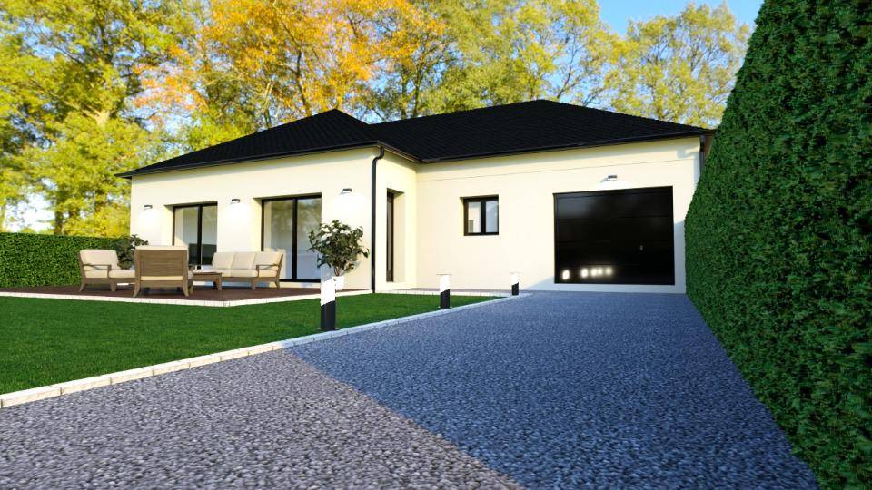Programme terrain + maison à Saint-Vigor-le-Grand en Calvados (14) de 100 m² à vendre au prix de 206900€ - 1