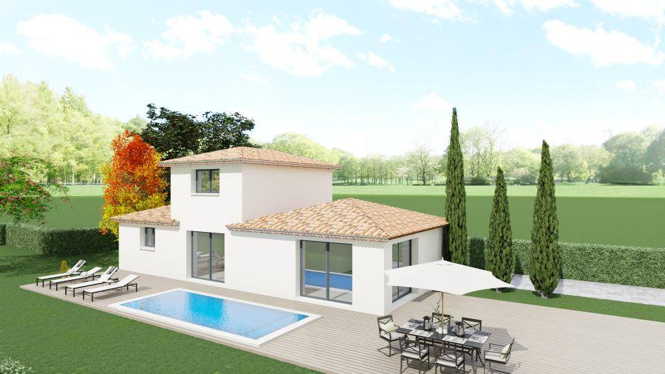 Programme terrain + maison à Saint-Maximin-la-Sainte-Baume en Var (83) de 90 m² à vendre au prix de 499000€ - 1