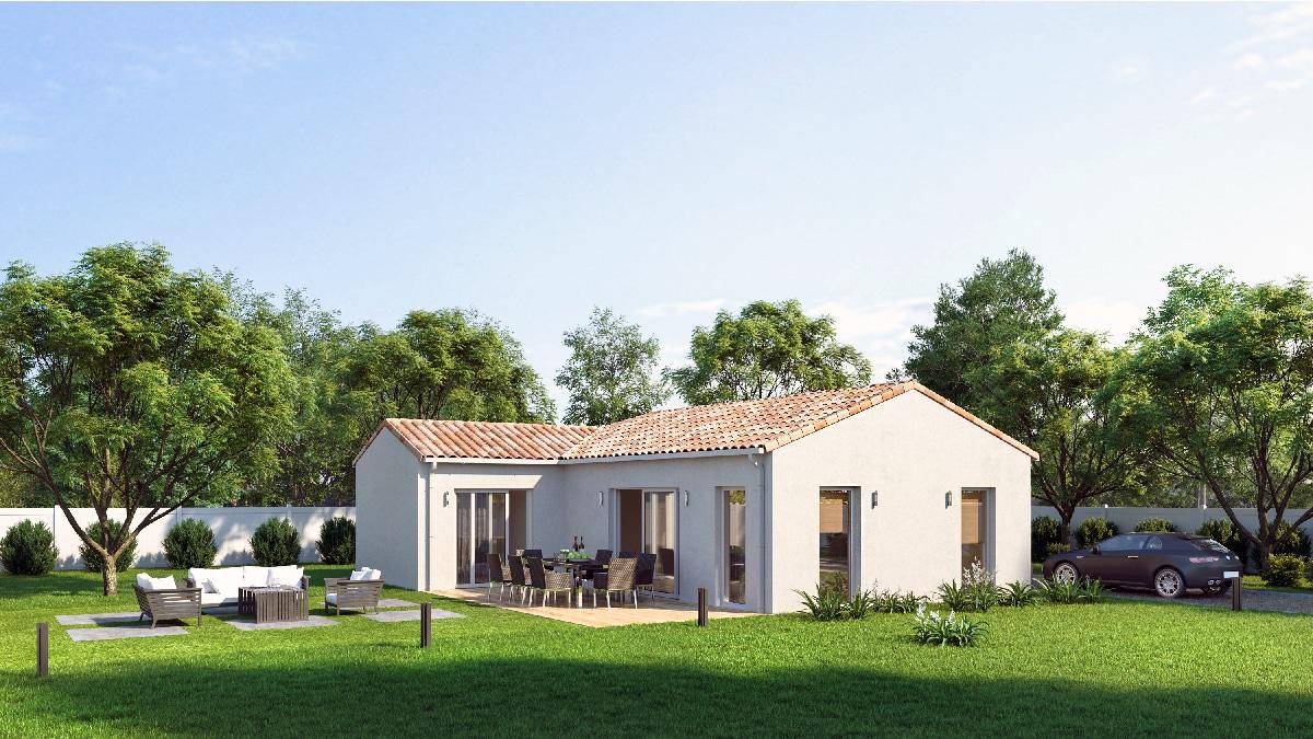 Programme terrain + maison à La Sauve en Gironde (33) de 86 m² à vendre au prix de 279320€ - 1