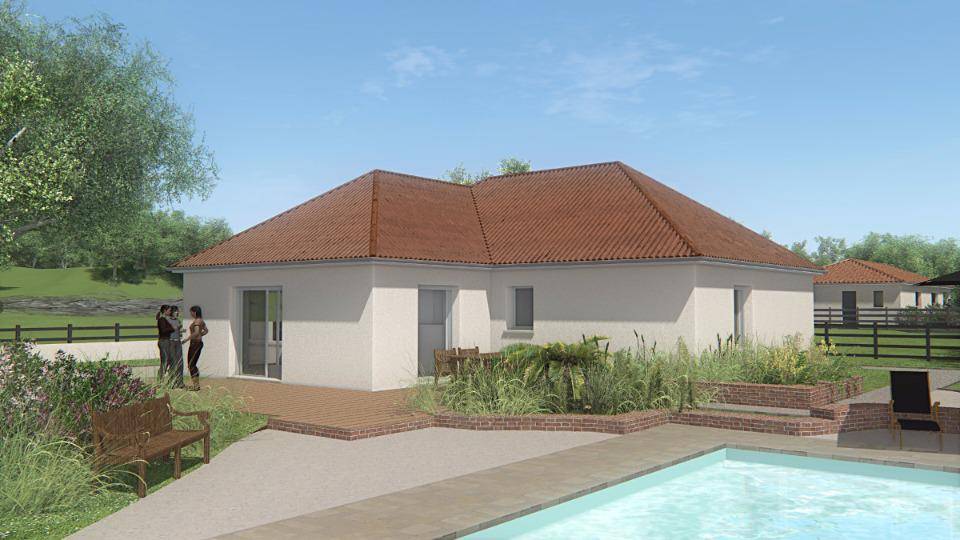 Programme terrain + maison à Couzeix en Haute-Vienne (87) de 79 m² à vendre au prix de 215500€ - 2