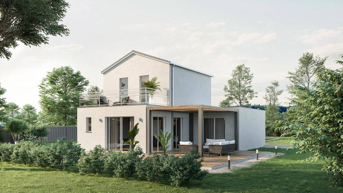 Programme terrain + maison à Semussac en Charente-Maritime (17) de 84 m² à vendre au prix de 273164€ - 2