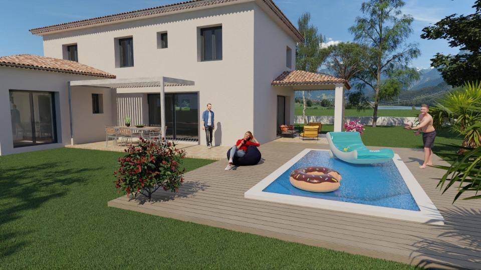 Programme terrain + maison à Alleins en Bouches-du-Rhône (13) de 160 m² à vendre au prix de 831000€ - 4
