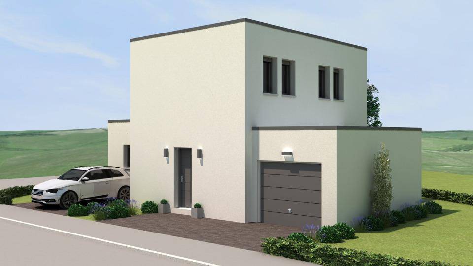 Programme terrain + maison à Manom en Moselle (57) de 100 m² à vendre au prix de 471000€ - 1