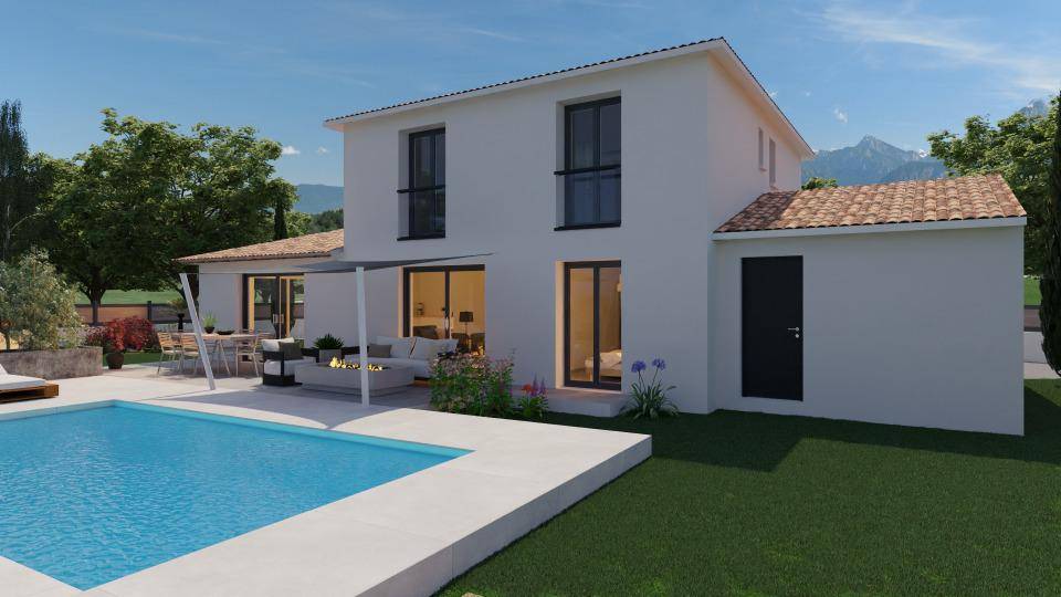 Programme terrain + maison à Solliès-Pont en Var (83) de 130 m² à vendre au prix de 635000€ - 4