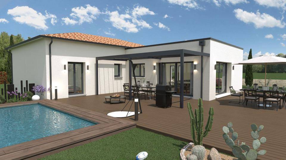 Programme terrain + maison à Montréjeau en Haute-Garonne (31) de 100 m² à vendre au prix de 268664€ - 2