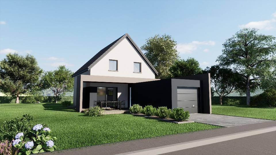 Programme terrain + maison à Mutzig en Bas-Rhin (67) de 102 m² à vendre au prix de 370000€ - 1