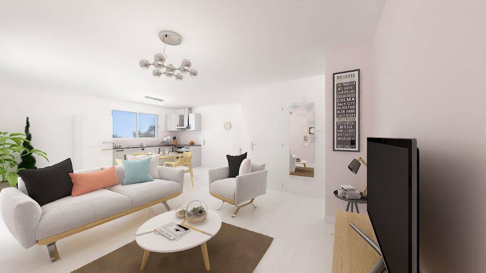 Programme terrain + maison à Claix en Isère (38) de 90 m² à vendre au prix de 443500€ - 3