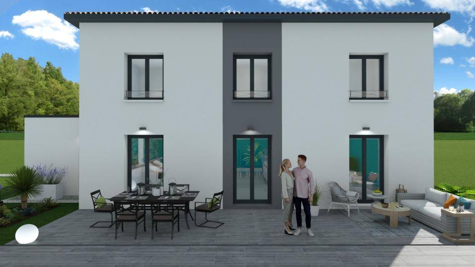Programme terrain + maison à Grillon en Vaucluse (84) de 130 m² à vendre au prix de 354000€ - 3