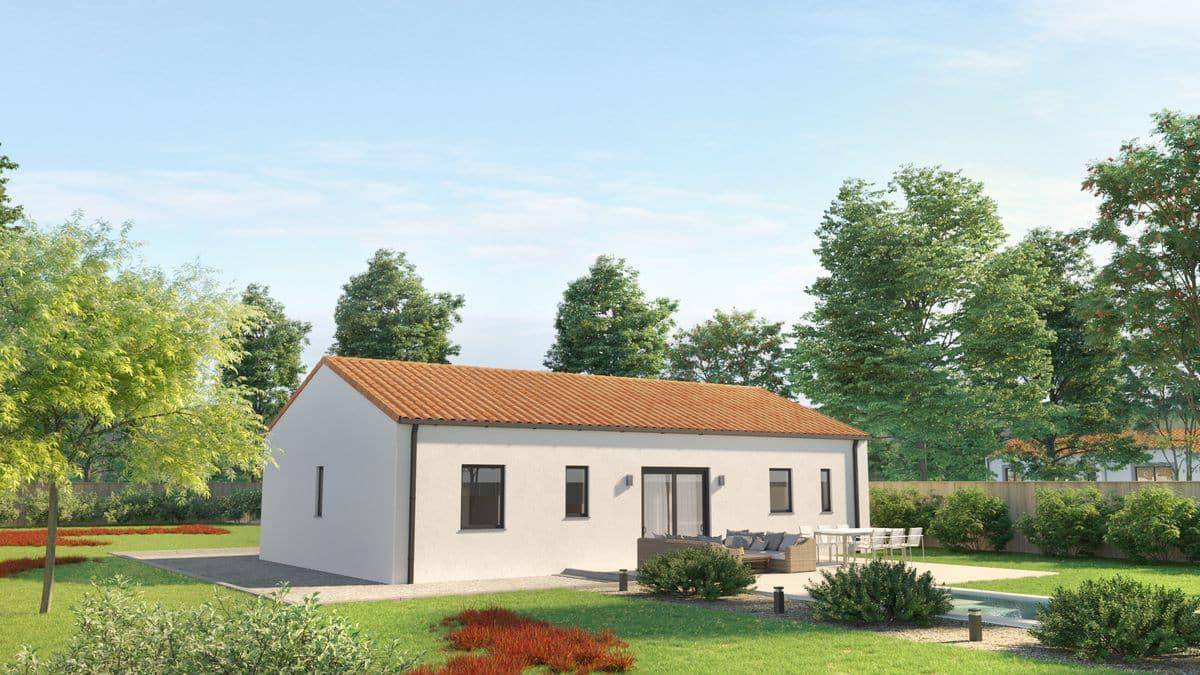 Programme terrain + maison à Frossay en Loire-Atlantique (44) de 80 m² à vendre au prix de 222664€ - 2
