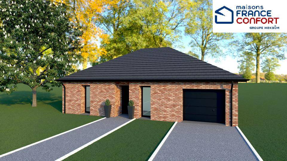 Programme terrain + maison à Douai en Nord (59) de 103 m² à vendre au prix de 218100€ - 1